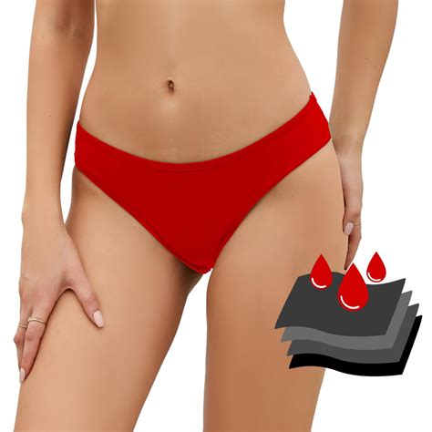 Snapklik Womens Period Swimwear Bikini Bottoms Menstrual