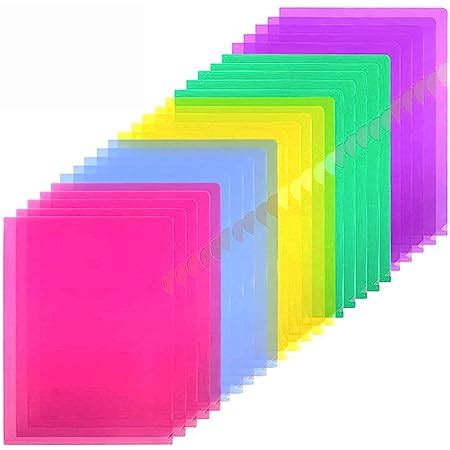 Amazon Poly Project Pocket Letter Size Assorted Colors Pack