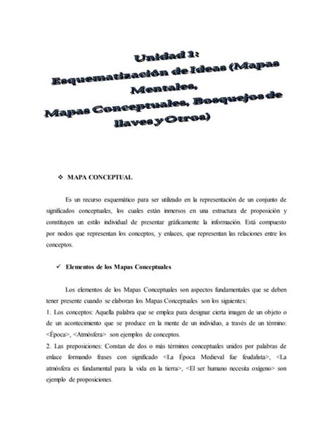 Esquematización De Ideas Pdf