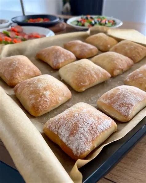 Tarif Saati On Instagram Via Aysens Kitchen Ciabatta Ekmekler