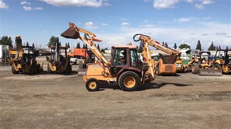 1989 Case 580K Loader Backhoe YouTube