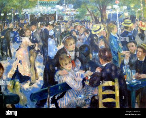 Dance at Le Moulin de la Galette Stock Photo - Alamy