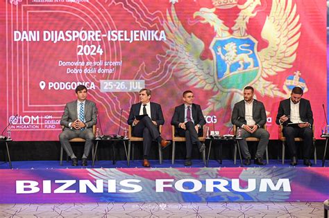 Panel Diskusija Uticaj Dijaspore I Iseljenika Na Ekonomski Razvoj Crne