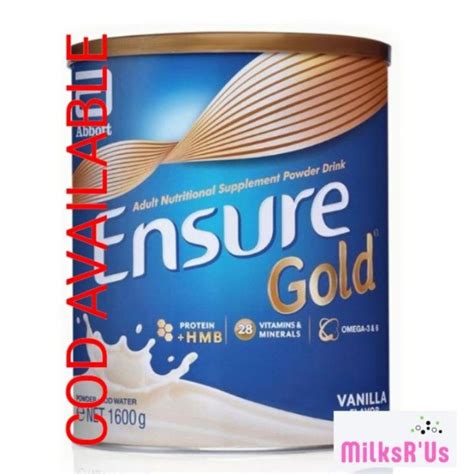 Ensure Gold Kg Hmb Vanilla Abbott Adult Nutritional Powder Milk