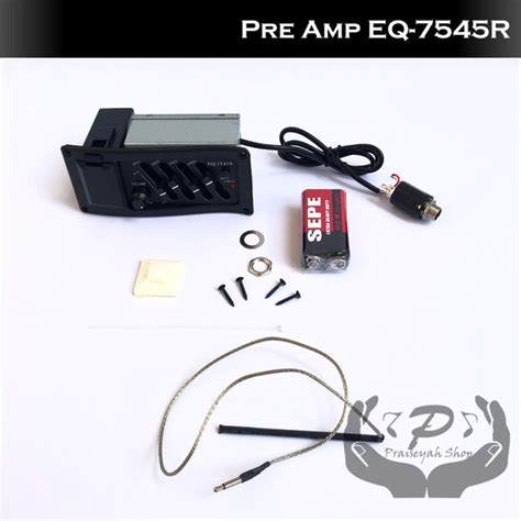 Pre Amp Equalizer Gitar Akustik EQ 7545 R Preamp EQ7545 | Lazada Indonesia