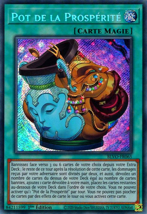 Les Pots Yu gi oh désir extravagance prospérité Yugioh France