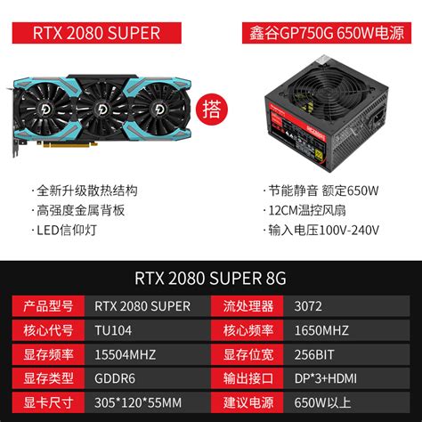 Купить Рок радий RTX2080Super 8G заметный карта высокая с совершенно ...