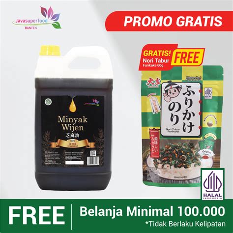 Jual Minyak Wijen 100 Wijen Oil 100 5 Liter Java Super Food