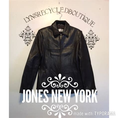 Jones New York Jackets And Coats Jones New York Brown Leather Jacket Size Medium Poshmark