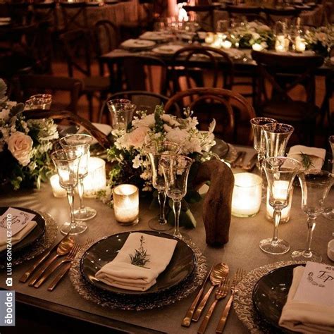 Mesa De Boda De Noche Foto Cortes A Banquetera Margarita Zoreda