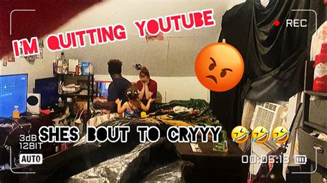 Im Quitting Youtube Prank On Girlfriend She Cries Youtube