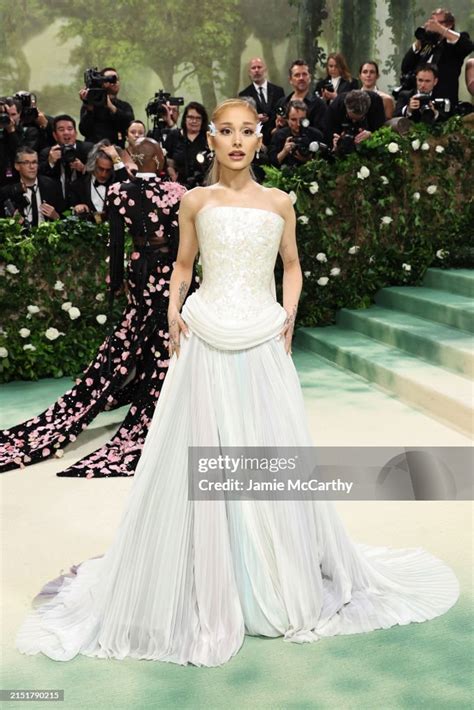 Ariana Grande Attends The 2024 Met Gala Celebrating Sleeping News