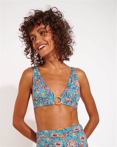 Γυναικείο Μαγιό Bikini Top Banana Moon Pisco Matapalo Sg Bain Blue