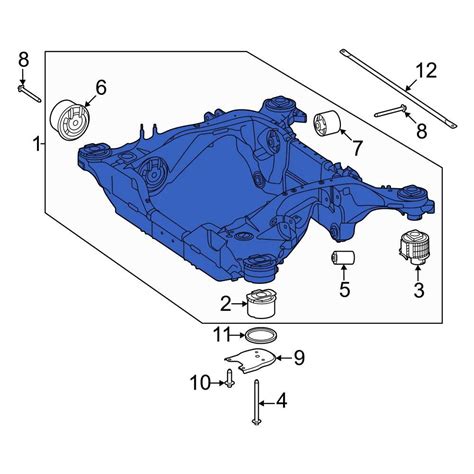 Mercedes Benz Oe Rear Suspension Subframe Crossmember