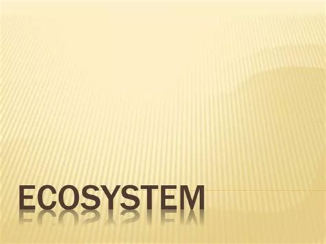 Ppt Ecosystem Powerpoint Presentation Free Download Id 2804457