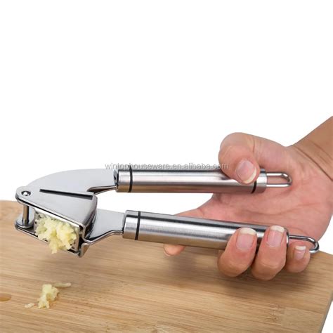 Stainless Steel Garlic Press / Garlic Peeler - Buy Garlic Press ...