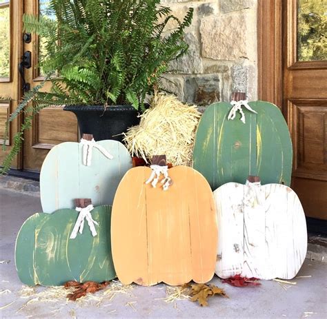 Large Reclaimed Wood Pumpkins Wood Pumpkins Fall Decor Wood