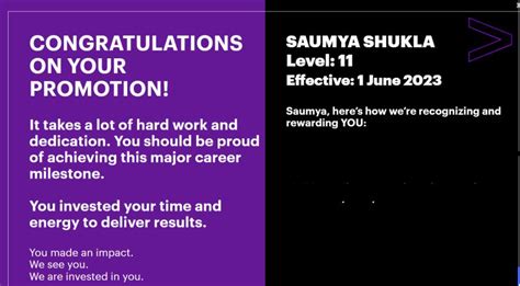 Saumya Shukla on LinkedIn: #promotion #career #growth #thankyouteam # ... 