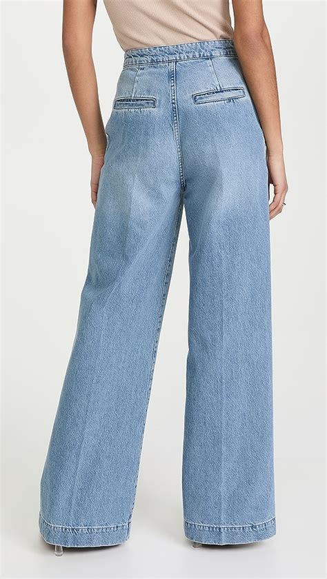 Triarchy Pleated Denim Trousers Shopbop