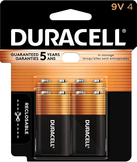 Duracell Coppertop 9v Alkaline Batteries Long Lasting All Purpose 9 Volt