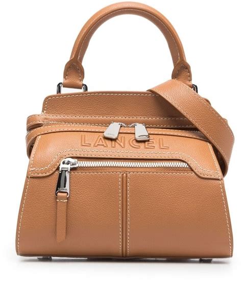 Lancel Logo Detail Leather Tote Bag ShopStyle