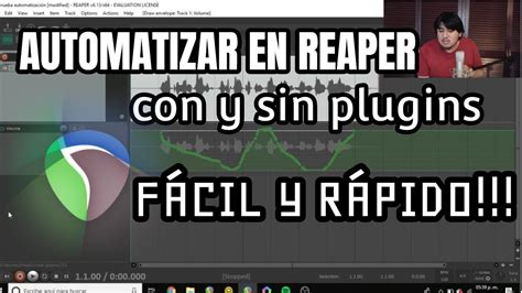 AUTOMATIZAR EN REAPER CON Y SIN PLUGINS FÁCIL Y RÁPIDO YouTube