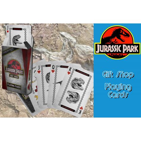 Fanattik Jurassic Park T Shop Playing Cards