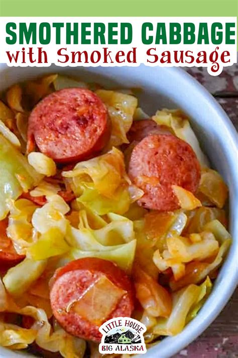 Smothered Cabbage With Smoked Sausage Recipe Artofit