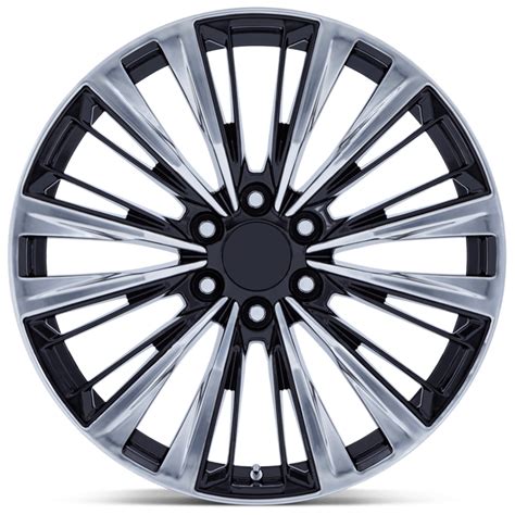 22 Performance Replicas Wheels PR226 Gloss Black Polished Rims OEC287 1