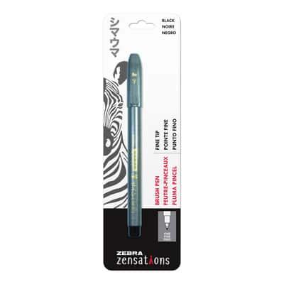 Zebra Zensations Black Brush Pen Michaels