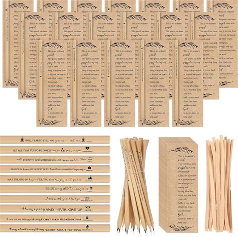 Amazon Yeaqee Pcs Christian Gifts Bible Verse Pencils Bulk