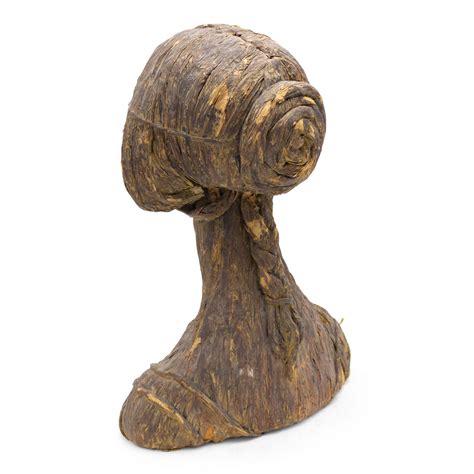 Rustic Papier Mache Female Bust For Sale At 1stDibs