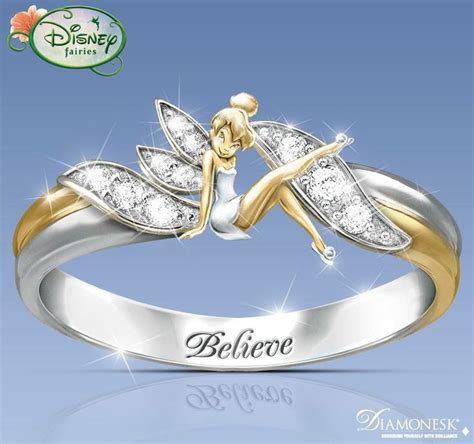 Tinker Bell Ring Gemstones Jewelry Rings Disney Engagement Rings