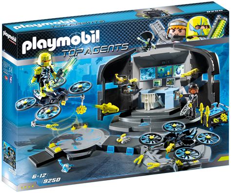 Playmobil Top Agents Pas Cher Centre De Commandement Du Dr Drone