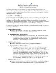 MKT229 Milestone Two Worksheet Docx MKT 229 Milestone Two Worksheet