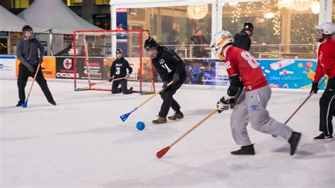 Broomball Is One Of The Best Options For Outdoor Exercise In Winter ...