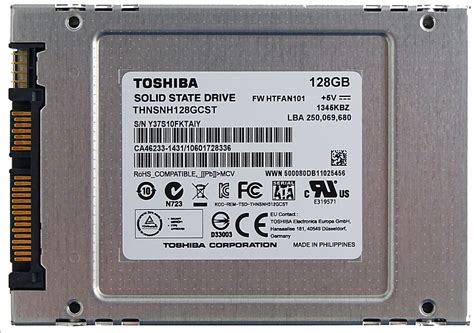 Toshiba Thns Gg Bb Gb Ssd Solid State Drive