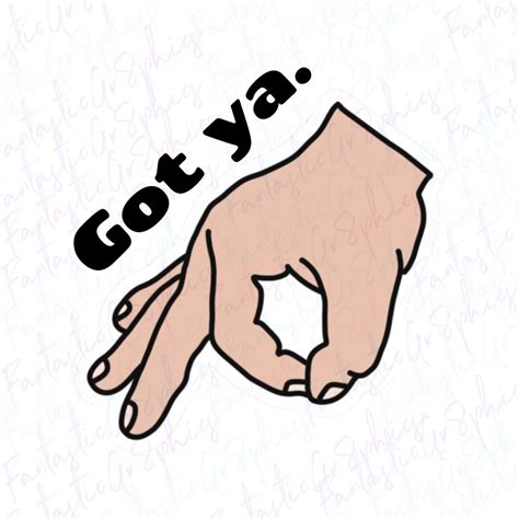 Got Ya Hand Game Png Template For A Sticker Etc Digital Download File