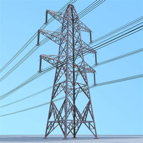 Electricity Transmission Tower V1 Free 3d Model Obj Stl Free3d