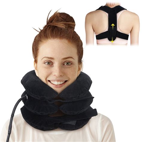 Cervical Neck Traction Device And Posture Corrector For Women