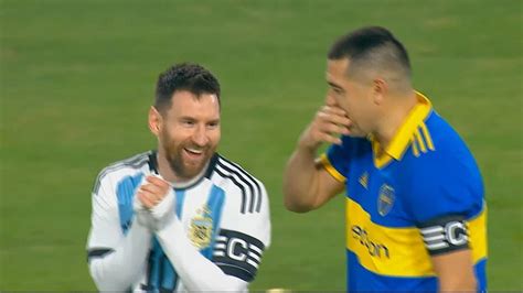 Lionel Messi Performance in Juan Román Riquelme Retirement Match 2023