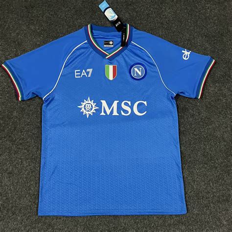 23/24 Season SSC Napoli Home Jersey EA7 Football Shirt – kicks-kit