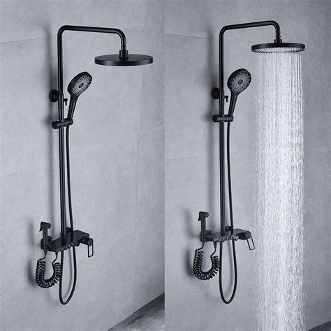 Wall Mount Hot Cold Water Thermostatic Shower Faucet Set China Shower Set And Faucet