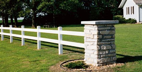 Vinyl Two Rail Fence Style | Kearney, Nebraska