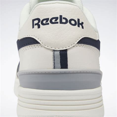 Reebok Court Advance Clip Shoes In Chalk Vector Navy Pure Grey 3 Reebok Official Uk