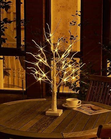 Amazon Eambrite Pk Lighted Branches Brown Twig Stake With Led