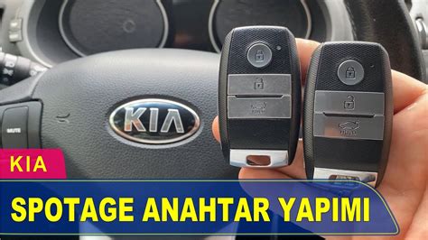 KIA SPORTAGE ANAHTAR YAPIMI Yedek Kopyalama YouTube