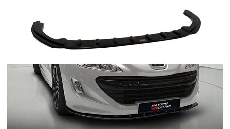 FRONT SPLITTER V 1 PEUGEOT RCZ Gloss Black Spoilering Spoilering