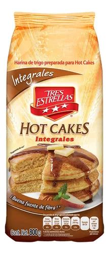 Harina Para Hot Cakes Integrales Tres Estrellas G Mercadolibre