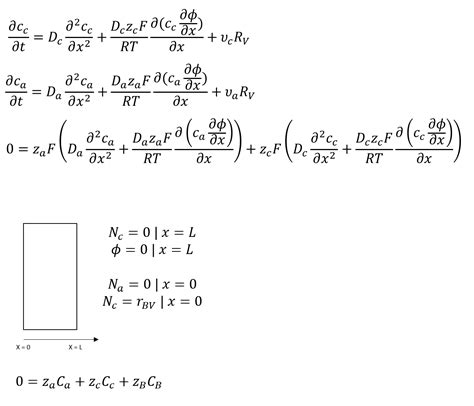 matlab - Problem with Numerical DAE Implementation of Nernst-Planck ...